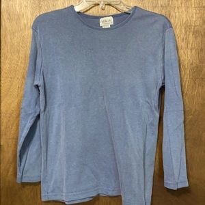 All Points Slate blue long sleeved tee